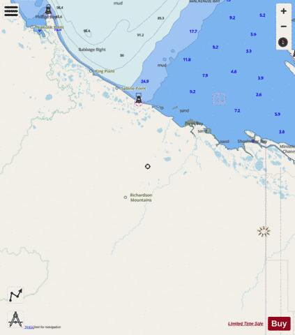 CA_CA4AW1TA Marine Chart - Nautical Charts App - Streets