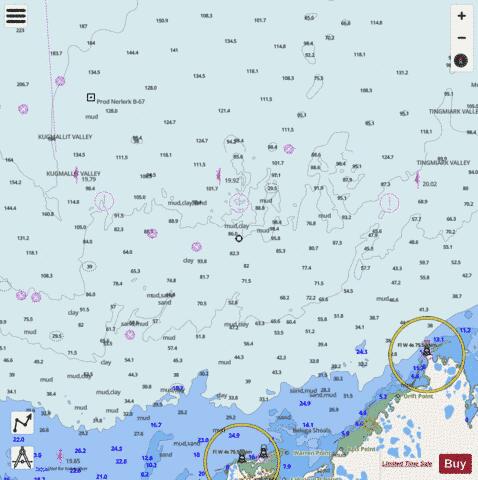 CA_CA4BH3BA Marine Chart - Nautical Charts App - Streets