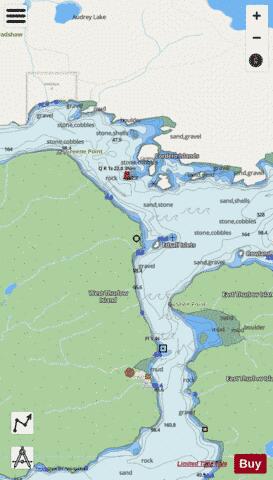 Greene Point Rapids Marine Chart - Nautical Charts App - Streets