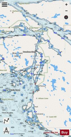 Allison Harbour Marine Chart - Nautical Charts App - Streets