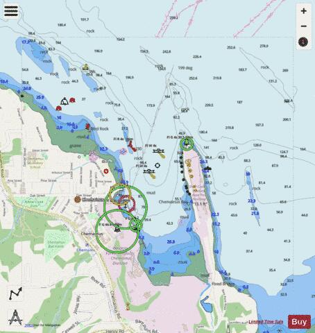 Chemainus Bay Marine Chart - Nautical Charts App - Streets