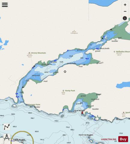 Port Neville Marine Chart - Nautical Charts App - Streets