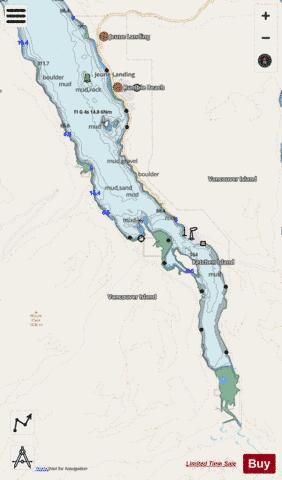 Neroutsos Inlet Marine Chart - Nautical Charts App - Streets