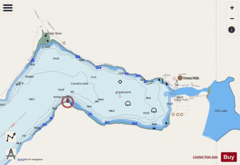 Ocean Falls Marine Chart - Nautical Charts App - Streets