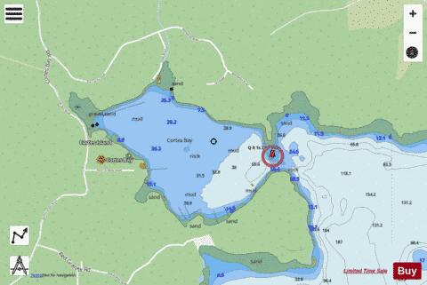 Cortes Bay Marine Chart - Nautical Charts App - Streets