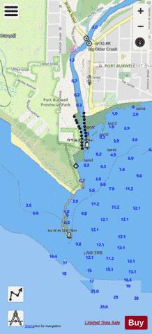 Port Burwell Marine Chart - Nautical Charts App - Streets