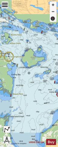Bears Back Island to Clapperton Island Marine Chart - Nautical Charts App - Streets