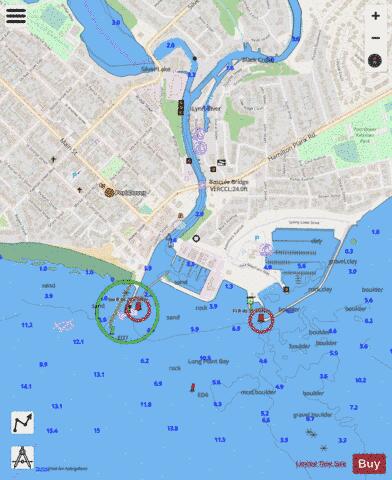 Port Dover Marine Chart - Nautical Charts App - Streets