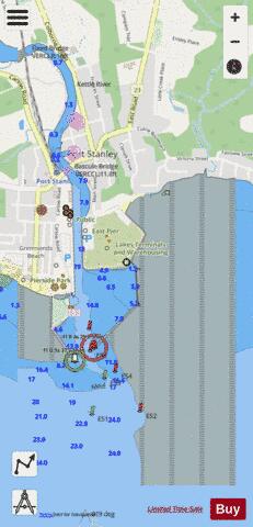 Port Stanley Marine Chart - Nautical Charts App - Streets