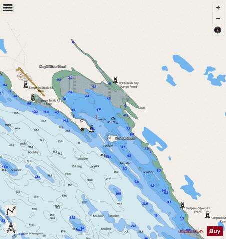 M'Clintock Bay Marine Chart - Nautical Charts App - Streets