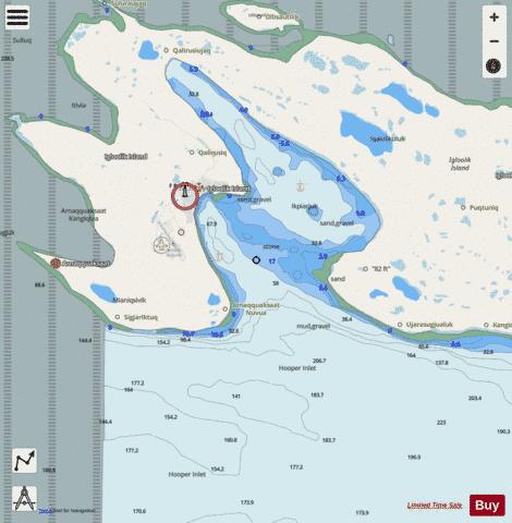 Igloolik Marine Chart - Nautical Charts App - Streets