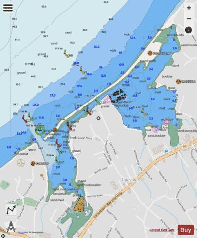 Long Pond Marine Chart - Nautical Charts App - Streets