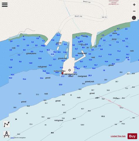 Bell Island Marine Chart - Nautical Charts App - Streets