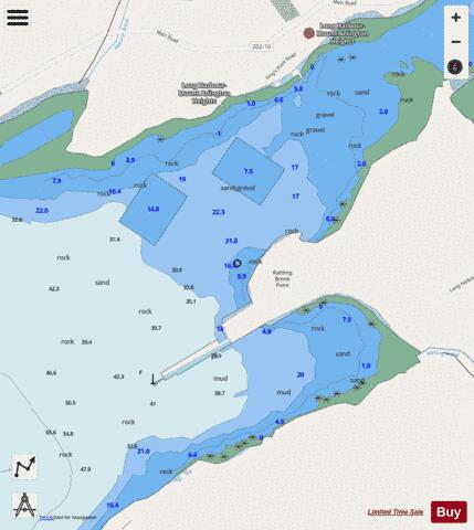 Long Harbour, Erco Wharf Marine Chart - Nautical Charts App - Streets