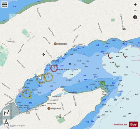 Bay Roberts Marine Chart - Nautical Charts App - Streets
