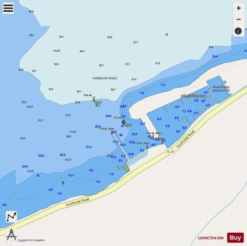 The Admiral's Marina Marine Chart - Nautical Charts App - Streets