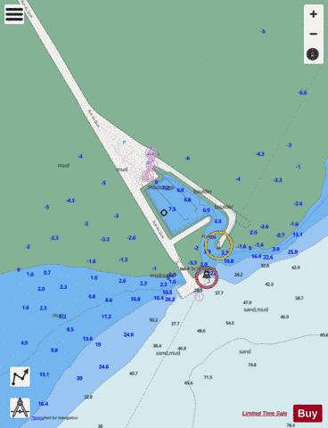 Portneuf Marine Chart - Nautical Charts App - Streets