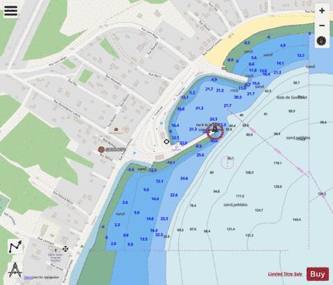 Godbout Marine Chart - Nautical Charts App - Streets