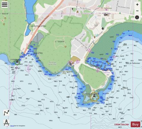 Tadoussac Marine Chart - Nautical Charts App - Streets