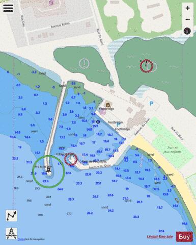 Quai / Wharf Paspebiac-Ouest Marine Chart - Nautical Charts App - Streets