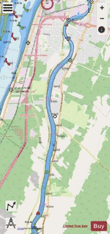 Sorel au\to Ruisseau Lahaise Marine Chart - Nautical Charts App - Streets