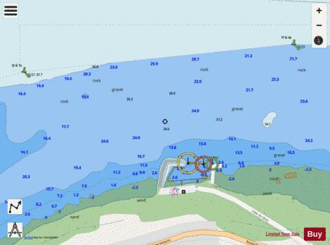 Deschaillons-sur-Saint-Laurent Marine Chart - Nautical Charts App - Streets