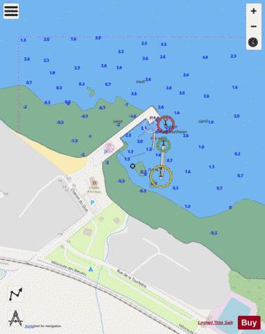 Saint-Prime Marine Chart - Nautical Charts App - Streets
