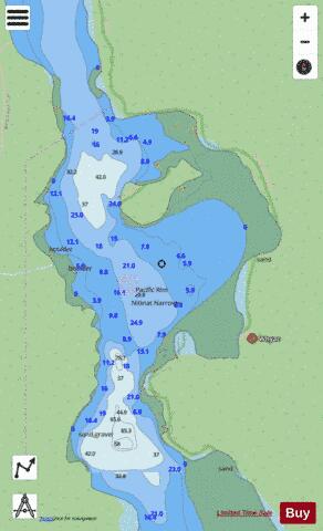 Nitinat Narrows Marine Chart - Nautical Charts App - Streets