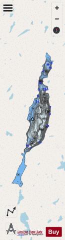 Lake Crystal depth contour Map - i-Boating App - Streets