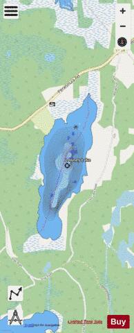Lowney Lake depth contour Map - i-Boating App - Streets