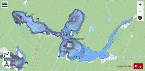Lavant Lake depth contour Map - i-Boating App - Streets