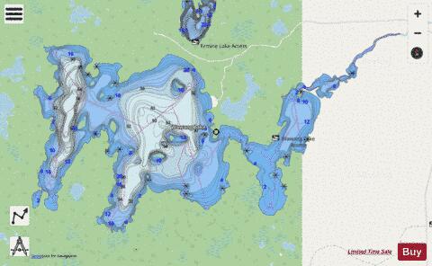 Wawang Lake depth contour Map - i-Boating App - Streets