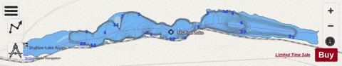 Shafton Lake depth contour Map - i-Boating App - Streets