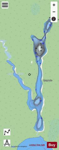 Lake Byng depth contour Map - i-Boating App - Streets