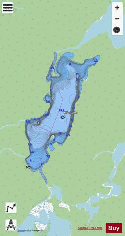 Rita Lake depth contour Map - i-Boating App - Streets