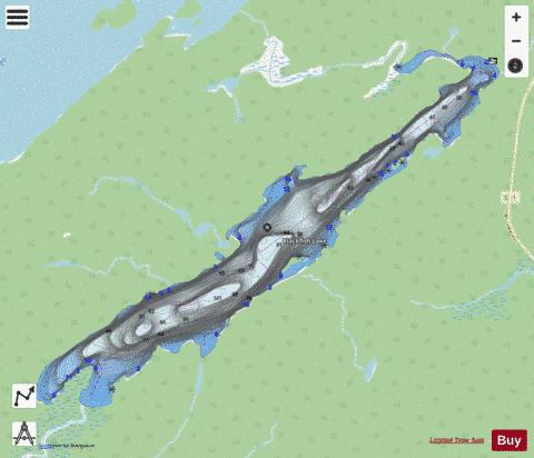 Blackfish Lake depth contour Map - i-Boating App - Streets