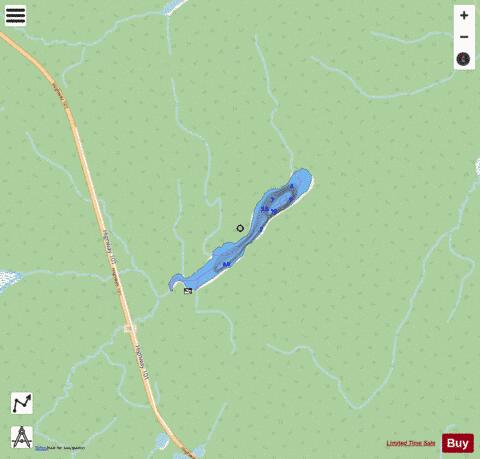 Lake 17H-1 depth contour Map - i-Boating App - Streets