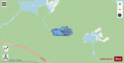 Lake 824 depth contour Map - i-Boating App - Streets