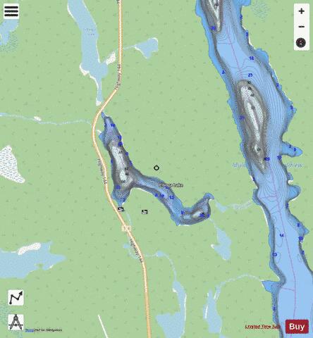 Elboga Lake depth contour Map - i-Boating App - Streets