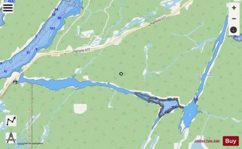 Tyson Channel depth contour Map - i-Boating App - Streets