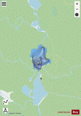 Elissa Lake depth contour Map - i-Boating App - Streets