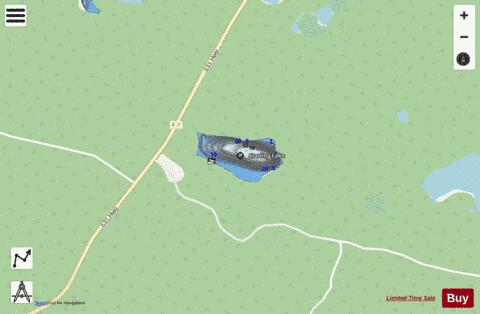 Starling Lake depth contour Map - i-Boating App - Streets