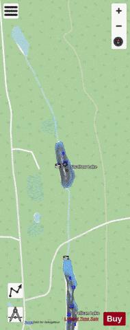 Shallow Lake #2 depth contour Map - i-Boating App - Streets