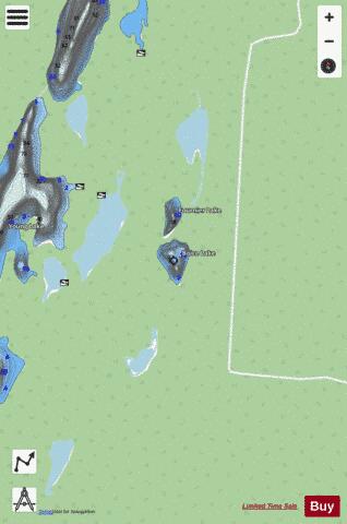 Boice Lake depth contour Map - i-Boating App - Streets