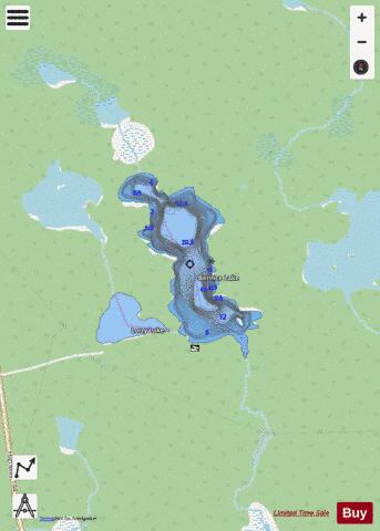Bernice Lake depth contour Map - i-Boating App - Streets