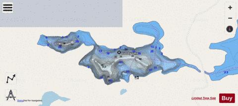 Lumby Lake depth contour Map - i-Boating App - Streets