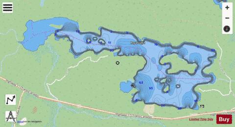 Royal Lake depth contour Map - i-Boating App - Streets