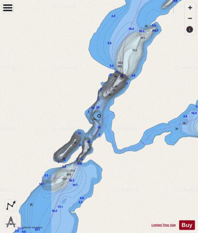 CA_ON_V_0fbb3ded606d4fd5ba6ea6b3ea7eec7f depth contour Map - i-Boating App - Streets