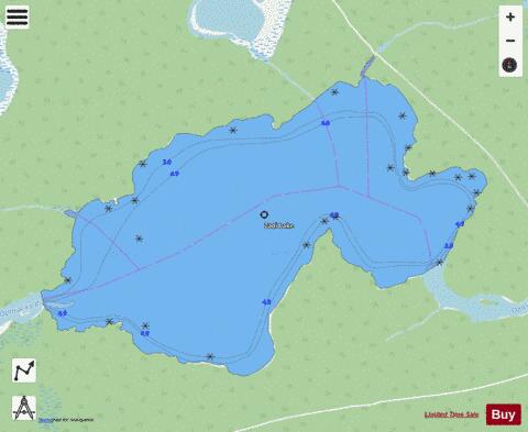 Zadi Lake depth contour Map - i-Boating App - Streets