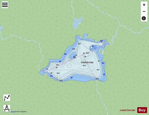 Okiniada Lake depth contour Map - i-Boating App - Streets